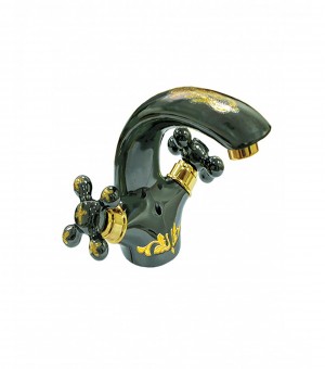 خلاط مغسلة اوركا كرفت ذهبي برازيلي - ( نحت) M خلاط مغسلة اوركا كرفت ذهبي برازيلي - ( نحت) M